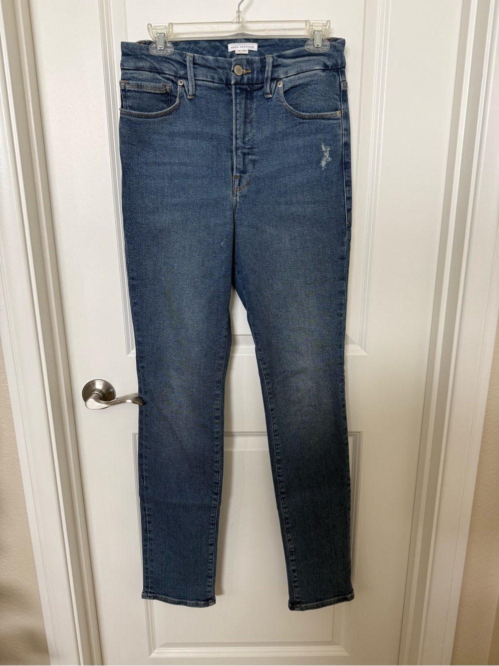 Good American Good Classic Stacked Jeans